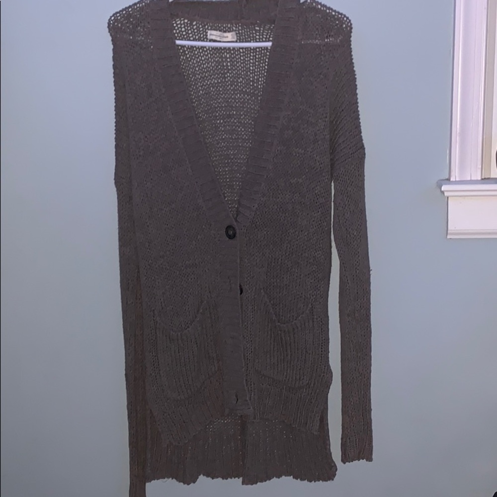 Brown cardigan
